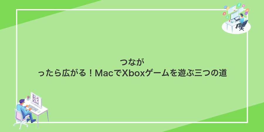 つながったら広がる!MacでXboxゲームを遊ぶ三つの道