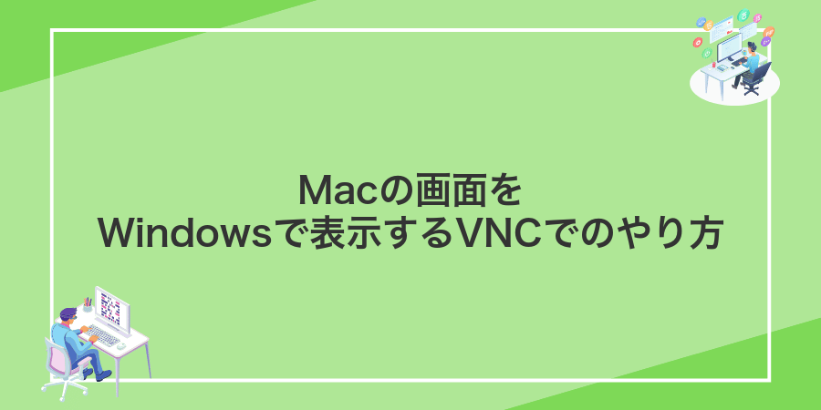 Macの画面をWindowsで表示するVNCでのやり方