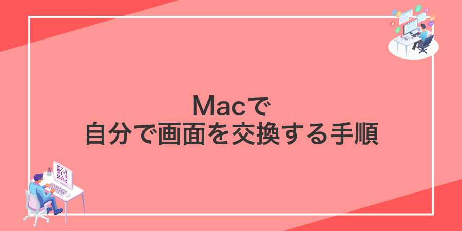 Macで自分で画面を交換する手順