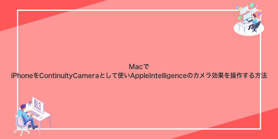 MacでiPhoneをContinuityCameraとして使いAppleIntelligenceのカメラ効果を操作する方法