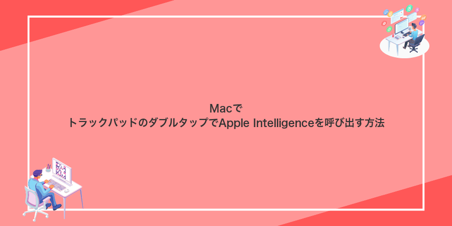 MacでトラックパッドのダブルタップでApple Intelligenceを呼び出す方法