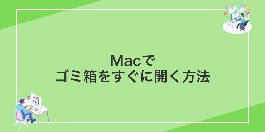 Macでゴミ箱をすぐに開く方法