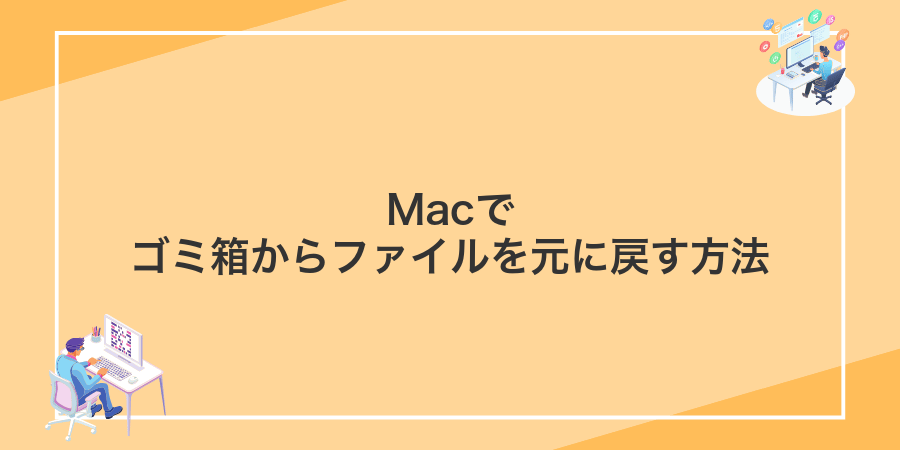 Macでゴミ箱からファイルを元に戻す方法