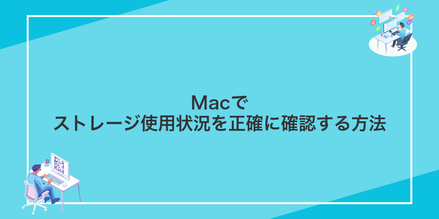 Macでストレージ使用状況を正確に確認する方法
