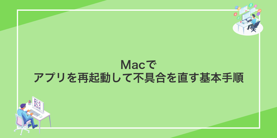 Macでアプリを再起動して不具合を直す基本手順