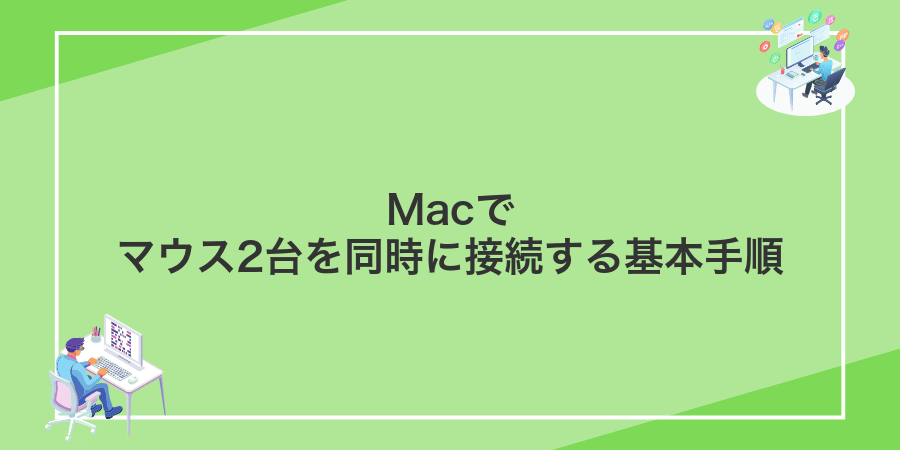 Macでマウス2台を同時に接続する基本手順