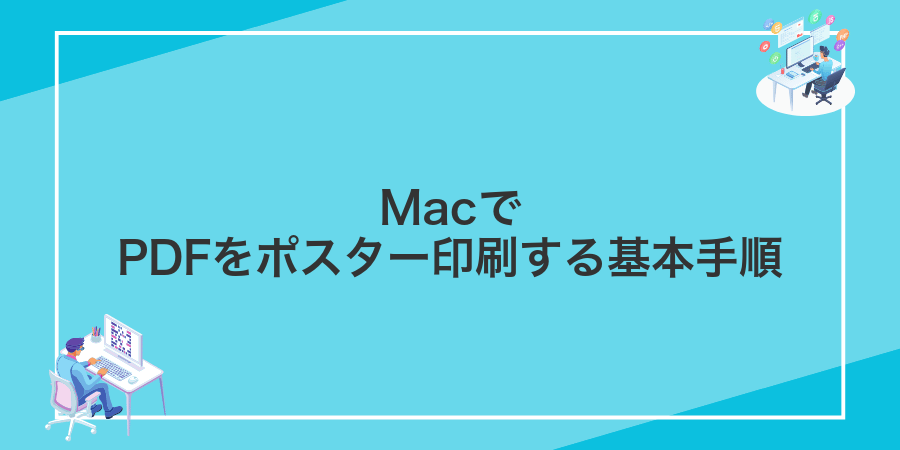 MacでPDFをポスター印刷する基本手順