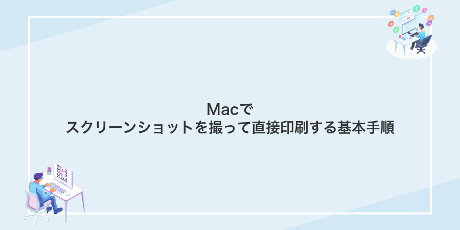 Macでスクリーンショットを撮って直接印刷する基本手順