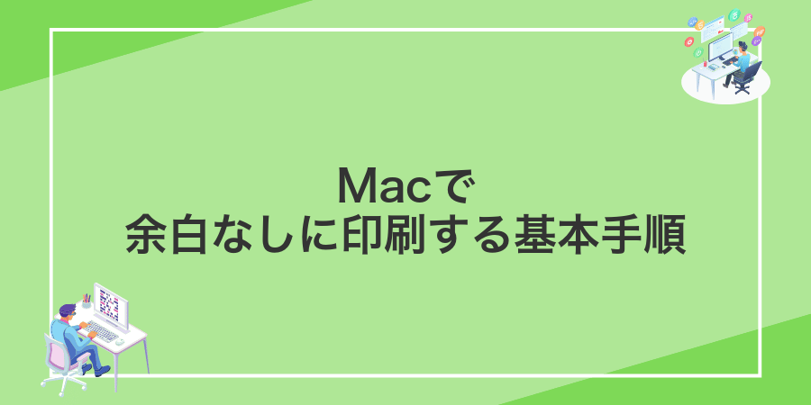 Macで余白なしに印刷する基本手順
