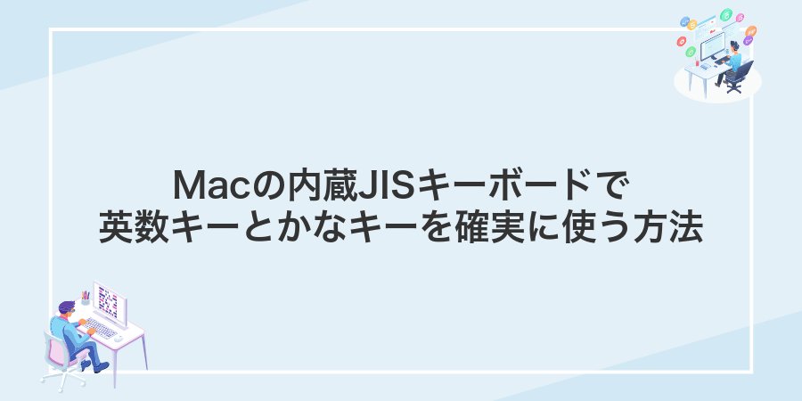 Macの内蔵JISキーボードで英数キーとかなキーを確実に使う方法