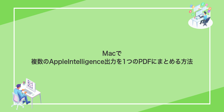 Macで複数のAppleIntelligence出力を1つのPDFにまとめる方法