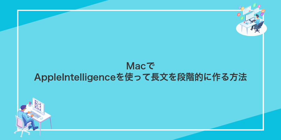 MacでAppleIntelligenceを使って長文を段階的に作る方法