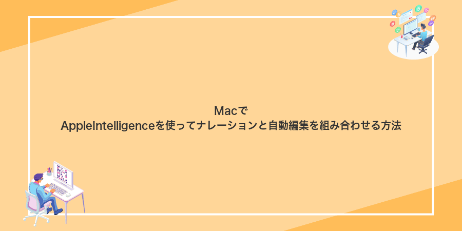 MacでAppleIntelligenceを使ってナレーションと自動編集を組み合わせる方法