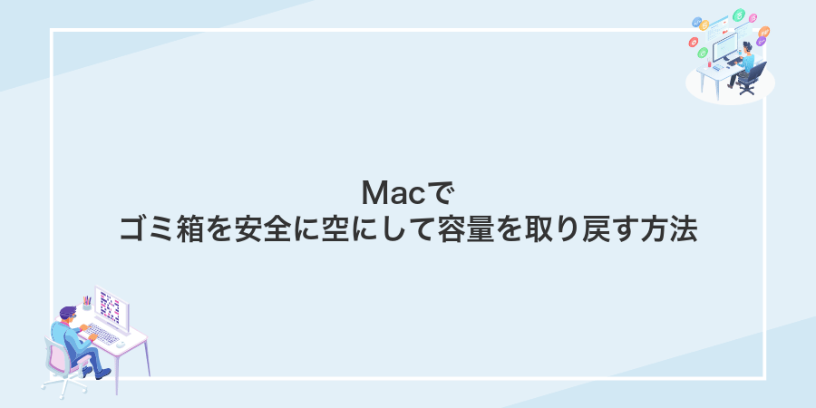 Macでゴミ箱を安全に空にして容量を取り戻す方法