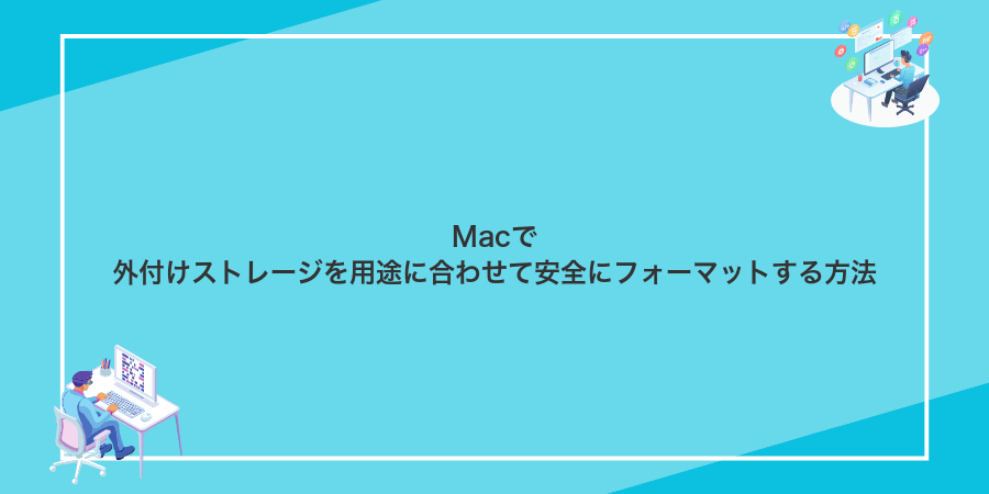 Macで外付けストレージを用途に合わせて安全にフォーマットする方法