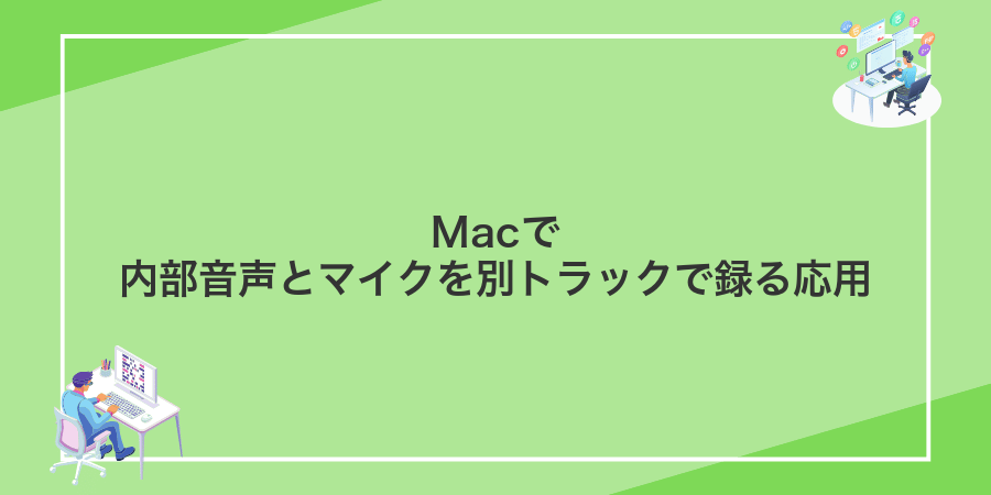 Macで内部音声とマイクを別トラックで録る応用