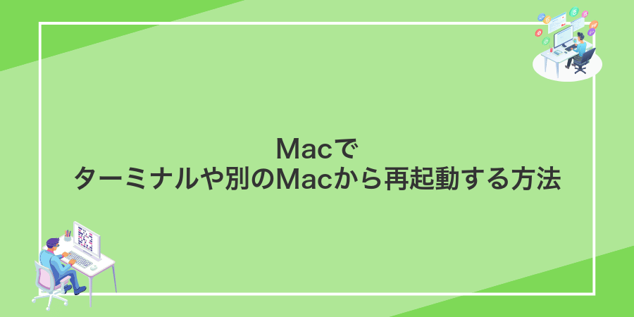 Macでターミナルや別のMacから再起動する方法