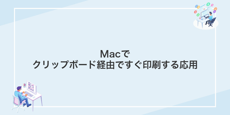 Macでクリップボード経由ですぐ印刷する応用