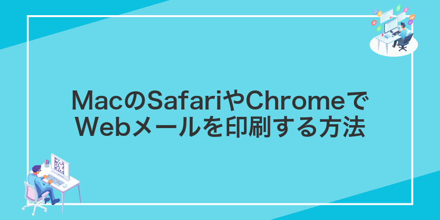 MacのSafariやChromeでWebメールを印刷する方法