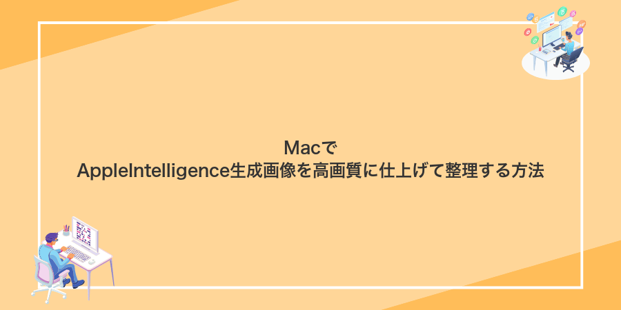 MacでAppleIntelligence生成画像を高画質に仕上げて整理する方法