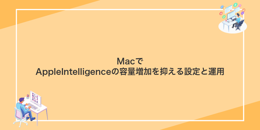 MacでAppleIntelligenceの容量増加を抑える設定と運用