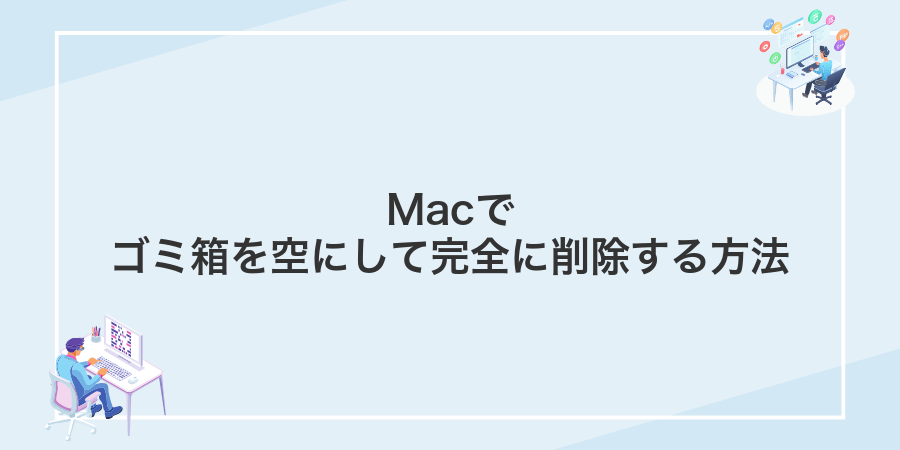Macでゴミ箱を空にして完全に削除する方法