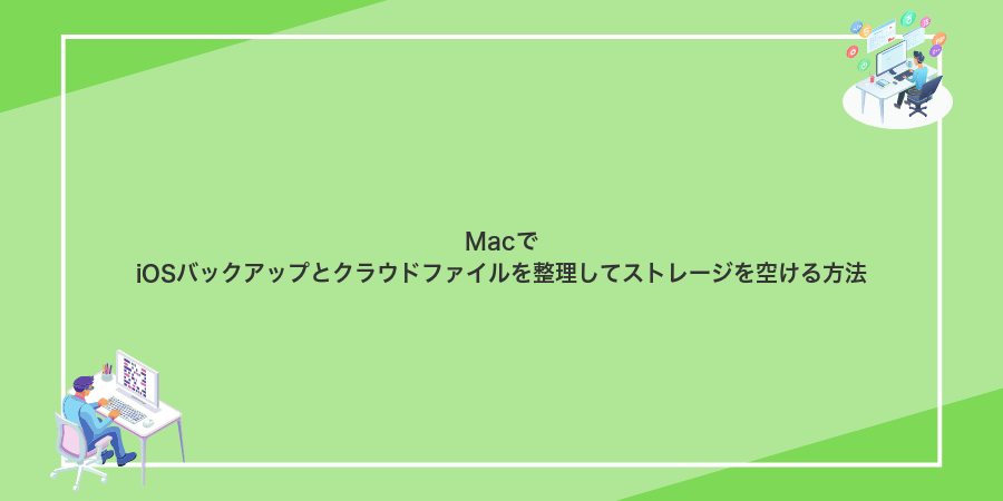 MacでiOSバックアップとクラウドファイルを整理してストレージを空ける方法