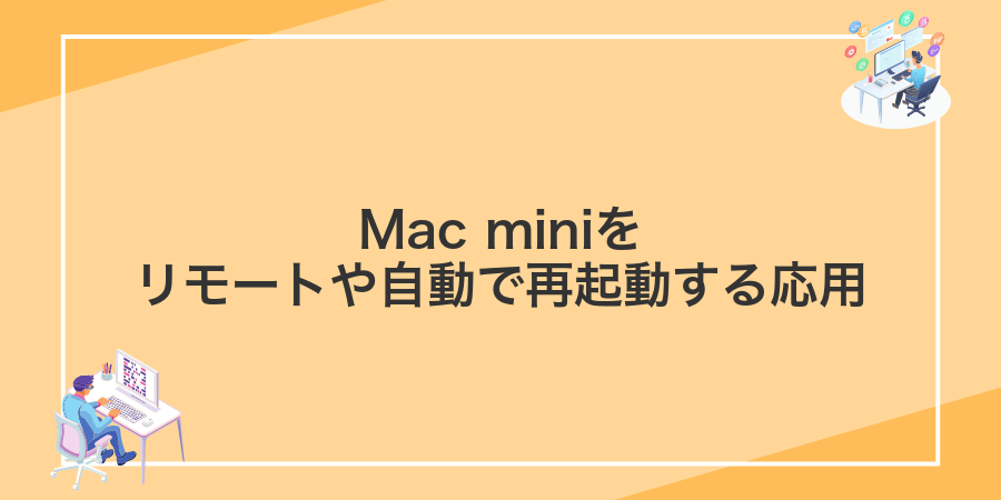 Mac miniをリモートや自動で再起動する応用