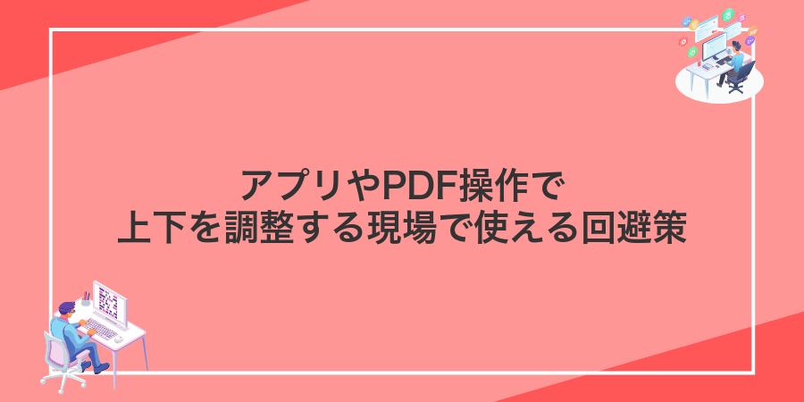 アプリやPDF操作で上下を調整する現場で使える回避策