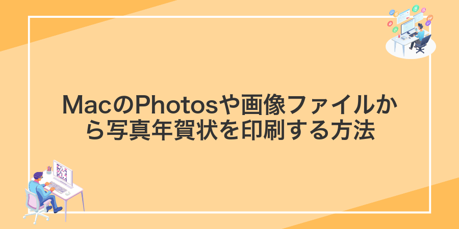 MacのPhotosや画像ファイルから写真年賀状を印刷する方法