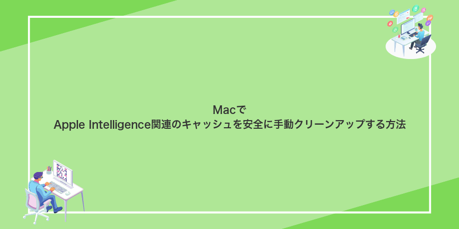 MacでApple Intelligence関連のキャッシュを安全に手動クリーンアップする方法