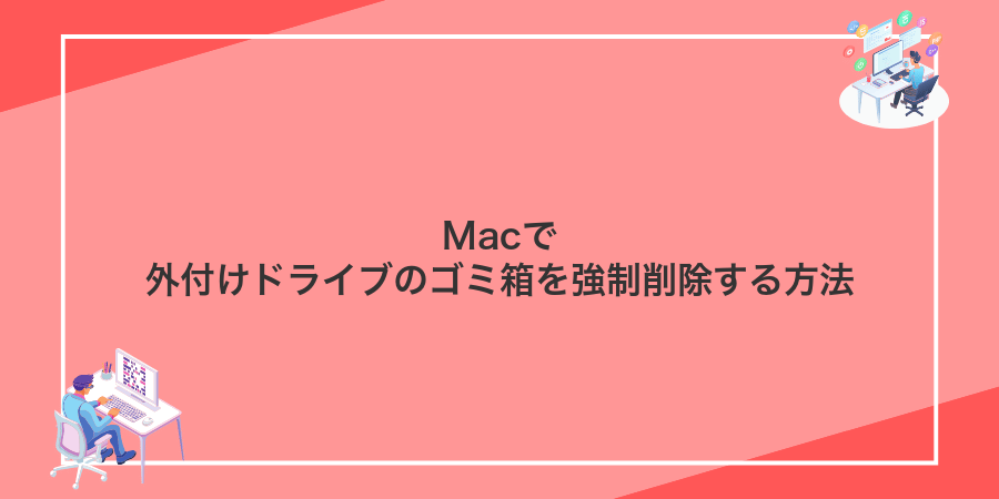Macで外付けドライブのゴミ箱を強制削除する方法