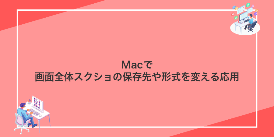 Macで画面全体スクショの保存先や形式を変える応用