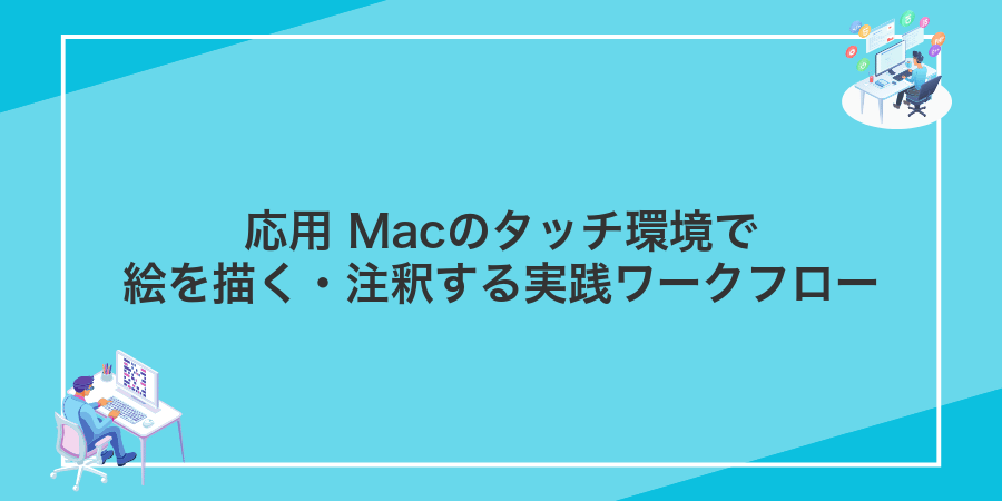 応用 Macのタッチ環境で絵を描く・注釈する実践ワークフロー