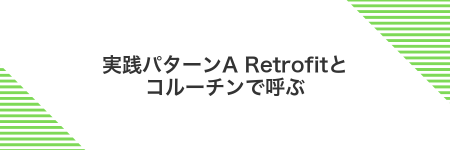 実践パターンA Retrofitとコルーチンで呼ぶ