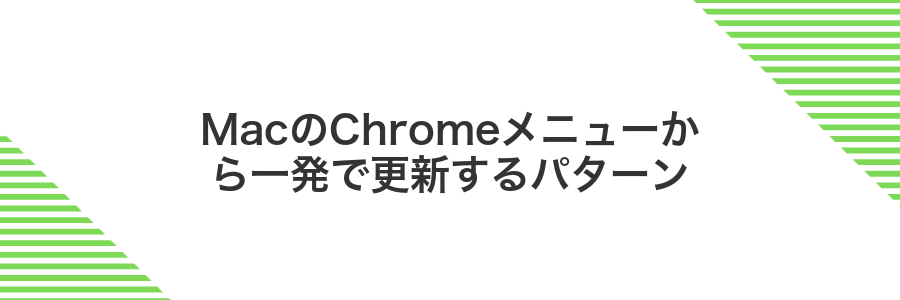 MacのChromeメニューから一発で更新するパターン