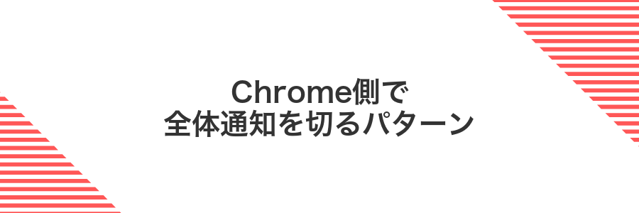 Chrome側で全体通知を切るパターン