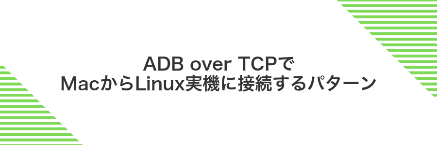 ADB over TCPでMacからLinux実機に接続するパターン