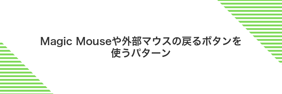 Magic Mouseや外部マウスの戻るボタンを使うパターン