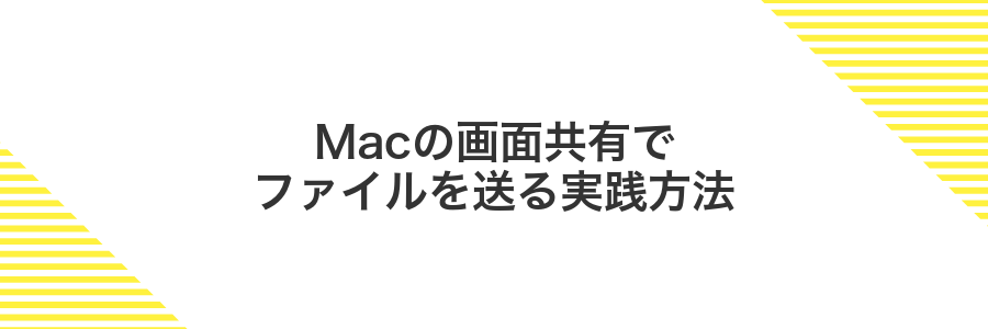 Macの画面共有でファイルを送る実践方法