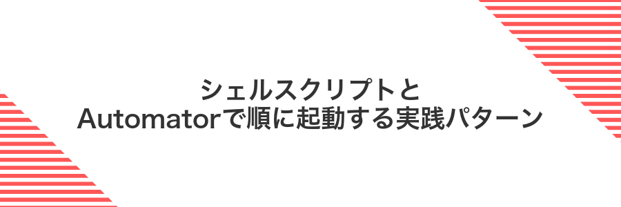 シェルスクリプトとAutomatorで順に起動する実践パターン
