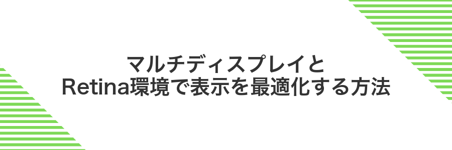 マルチディスプレイとRetina環境で表示を最適化する方法