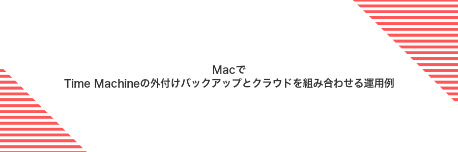 MacでTime Machineの外付けバックアップとクラウドを組み合わせる運用例