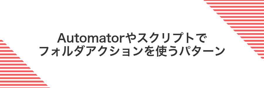 Automatorやスクリプトでフォルダアクションを使うパターン