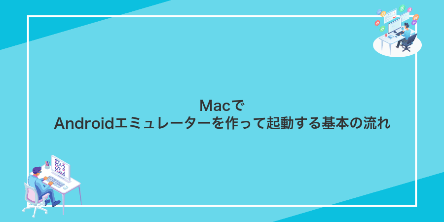 MacでAndroidエミュレーターを作って起動する基本の流れ